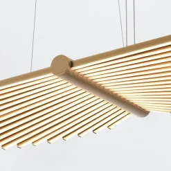 Żyrandol Seraph - Szczotkowane złoto (QN-SERAPH-LP-L-BG) - Quintiesse