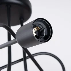 Żyrandol SUPEŁ 3 czarny (SL.1434) - Sollux Lighting