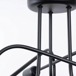 Żyrandol SUPEŁ 3 czarny (SL.1434) - Sollux Lighting