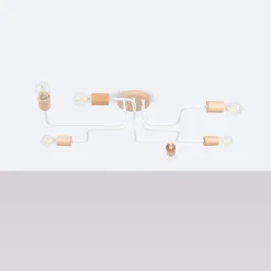 Żyrandol TIMBO 6 biały (SL.1666) - Sollux Lighting