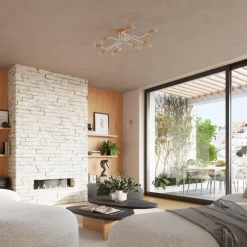 Żyrandol TIMBO 6 biały (SL.1666) - Sollux Lighting