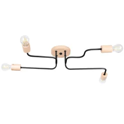 Żyrandol TIMBO 4 czarny (SL.1669) - Sollux Lighting