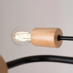 Żyrandol TIMBO 4 czarny (SL.1669) - Sollux Lighting