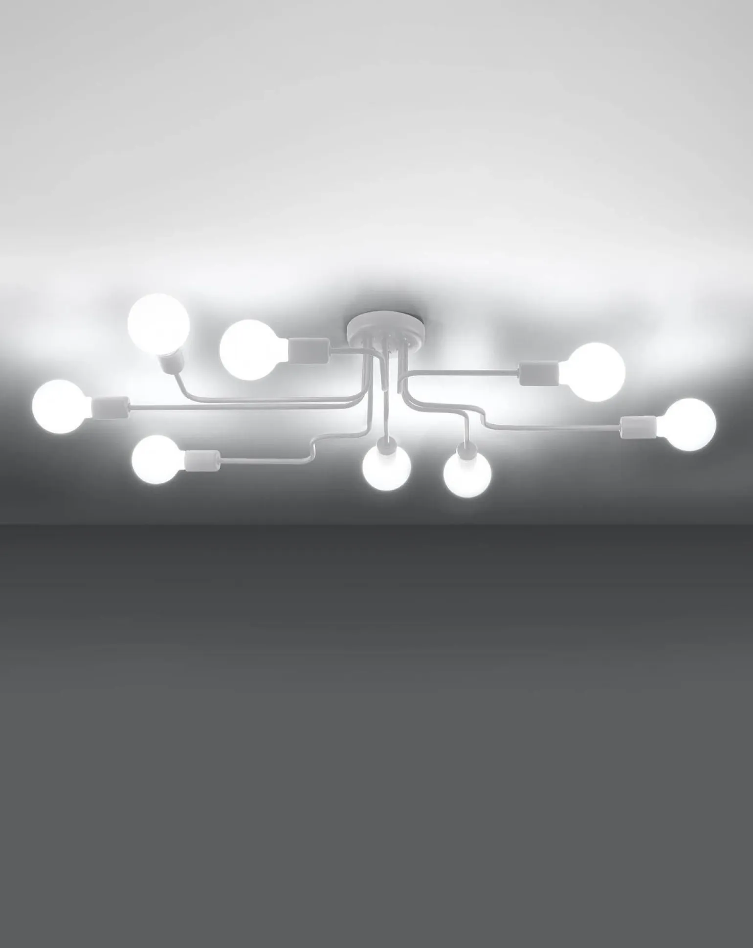 Żyrandol VECTOR 8 biały (SL.1444) - Sollux Lighting