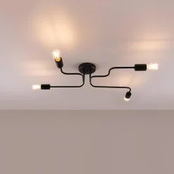 Żyrandol VECTOR 4 czarny (SL.1446) - Sollux Lighting