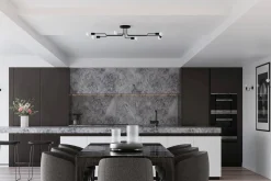 Żyrandol VECTOR 8 czarny (SL.1448) - Sollux Lighting