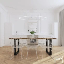 Żyrandol Wew. Echo 60 Kol. Beżowy 3000Do Wewnątrz - Ramko