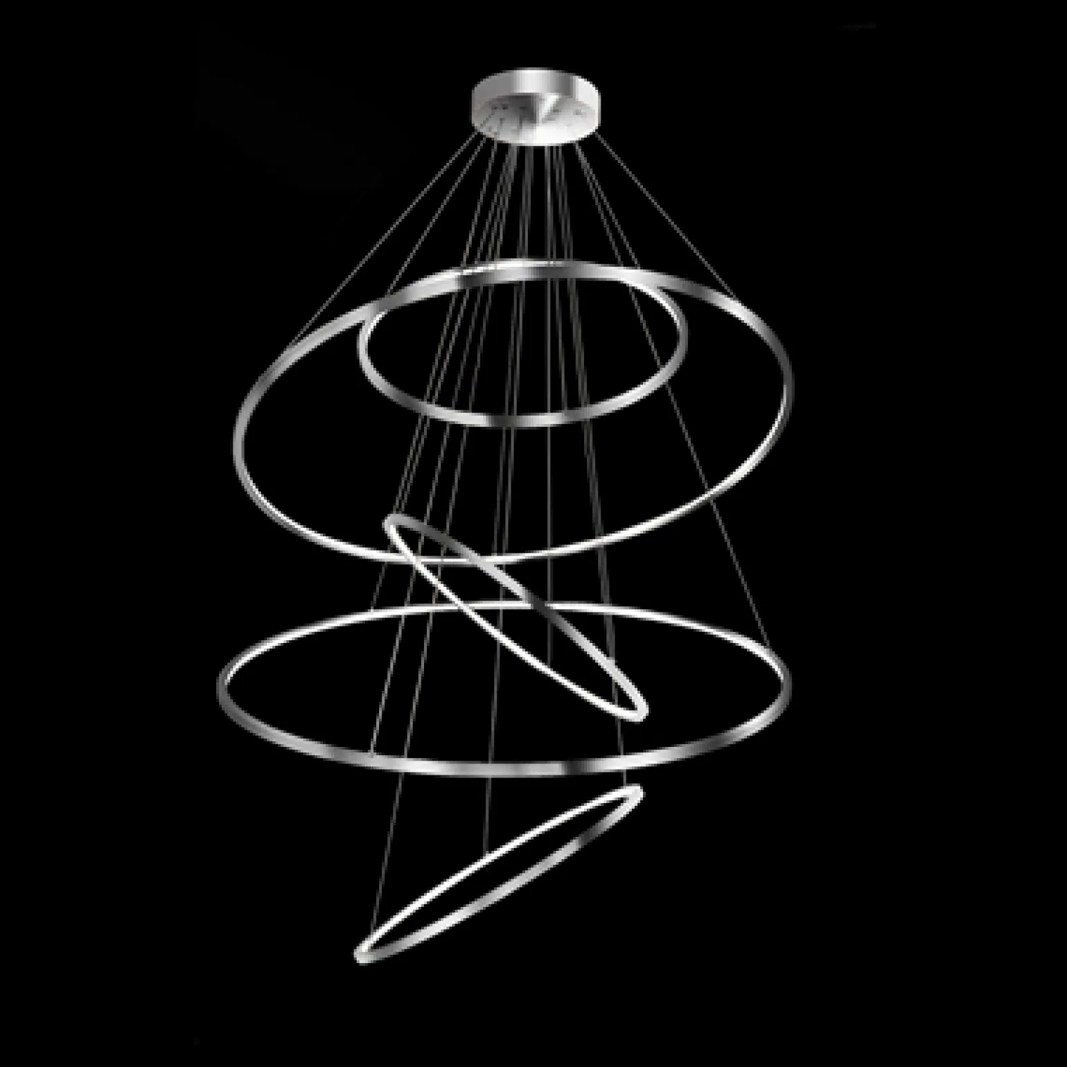 Żyrandol WHEEL XXL CHROME (AZ3417) - Azzardo