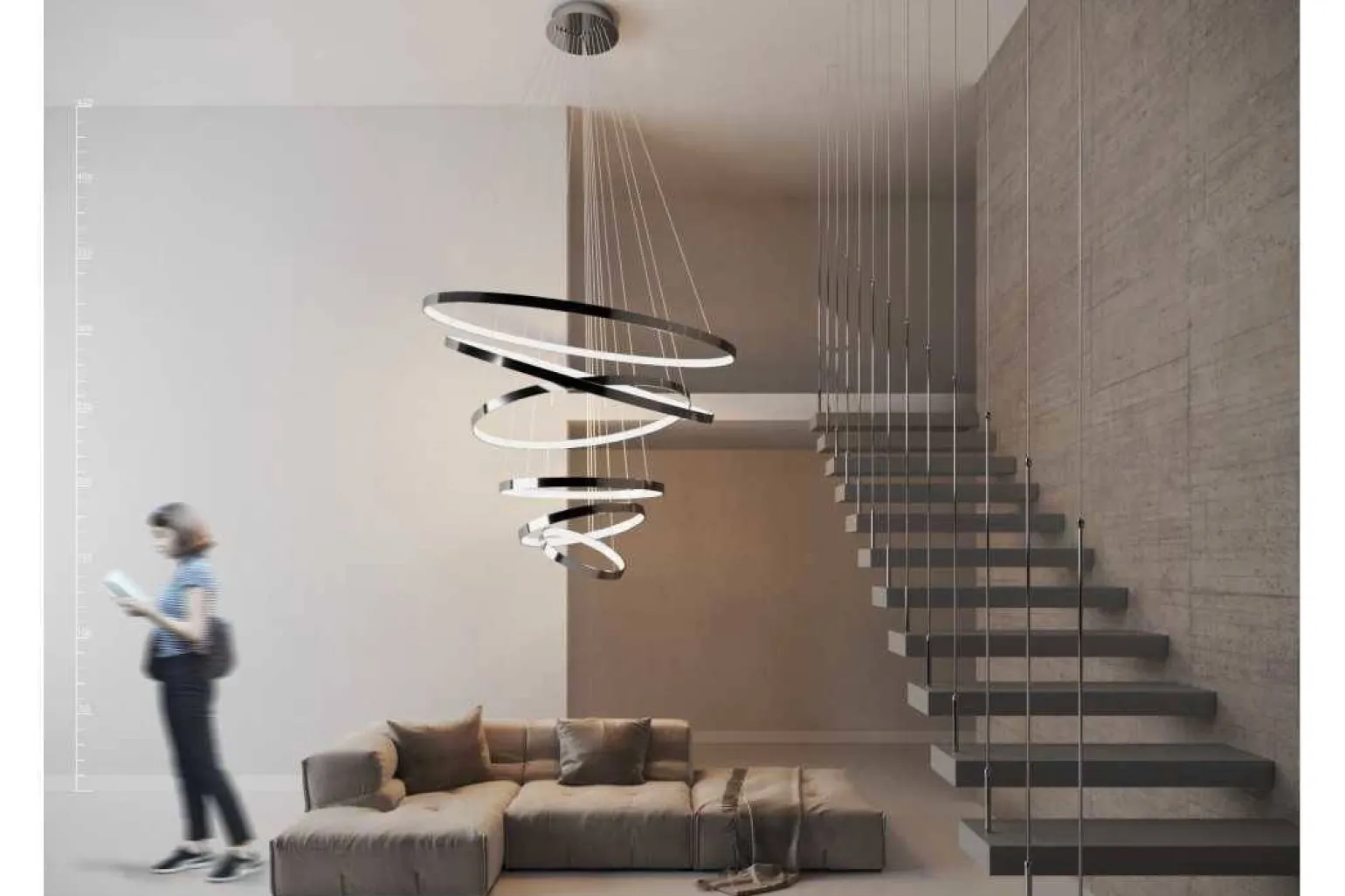 Żyrandol WHEEL XXL CHROME (AZ3417) - Azzardo