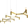 Żyrandol świecznikowy CANDLES-10 złota 165 cm (ST-8043-10 gold) - Step into Design