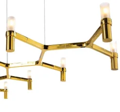 Żyrandol świecznikowy CANDLES-10 złota 165 cm (ST-8043-10 gold) - Step into Design