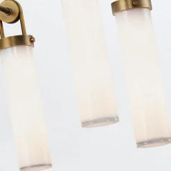 Żyrandol Wynwood - 6 źródeł światła - Vintage mosiądz (QN-WYNWOOD6-VBS) - Quintiesse