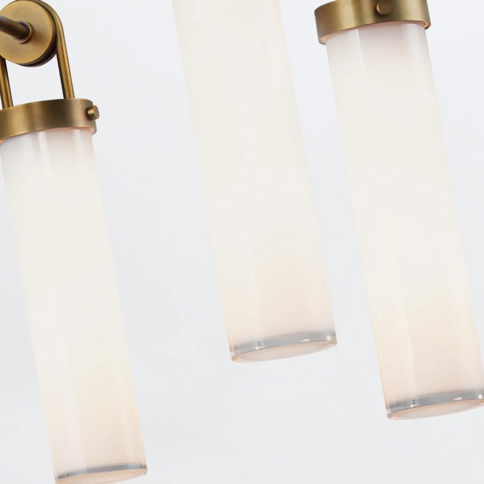 Żyrandol Wynwood - 6 źródeł światła - Vintage mosiądz (QN-WYNWOOD6-VBS) - Quintiesse