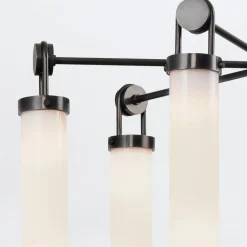 Żyrandol Wynwood - 6 źródeł światła - Miejski brąz (QN-WYNWOOD6-UBZ) - Quintiesse