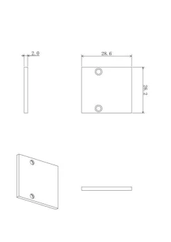 Zaślepka GALAXY-SL END CAP doszynoprzewódów magnetycznych SURFACE 23 LOW (033391B) - ZARlight