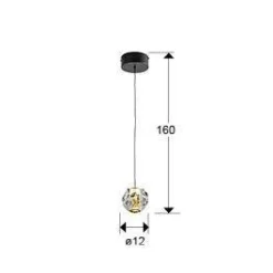 Zaria lampa wisząca 1L (502160) - Schuller
