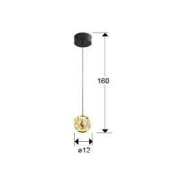 Zaria lampa wisząca 1L (502177) - Schuller