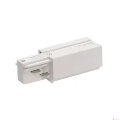 ZASILACZ, do 3-fazowej wysokonapięciowej szyny natynkowej EUTRAC, uziemienie z lewej strony, kolor biały (1001513) - SLV