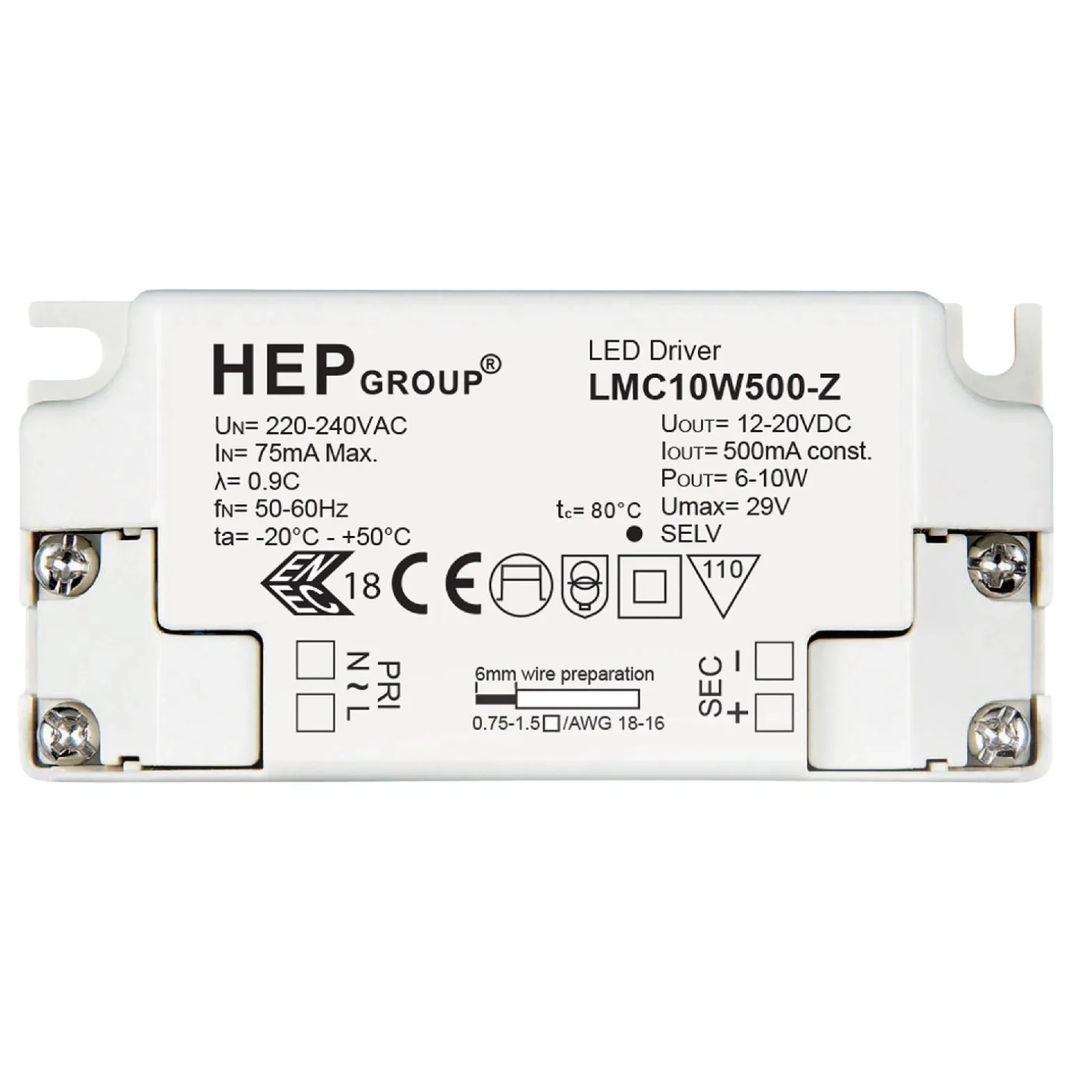 Zasilacze i Transformatory LED Driver CC 700mA 6-10W (6008022) - Astro Lighting