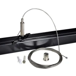 Zawiesie linkowe Wire do szynoprzewodu 5m (black) (8131) - Shilo