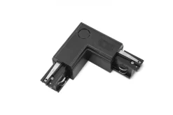 Złącze PRAWE , Zasilanie PRAWE i Zaślepka do szyny montażowej Czarnej w układzie L - 3 LINE Azzardo