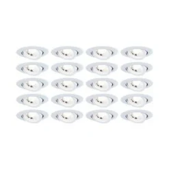 Zestaw 20 oczek sufitowych EBL schw LED 20x4,8W 3000K ws m (PL99997) - PAULMANN