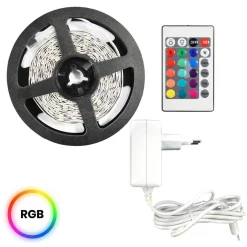 Zestaw Led RGB 5m IP54 Sterownik + Pilot (EKZ0447) - Eko-Light