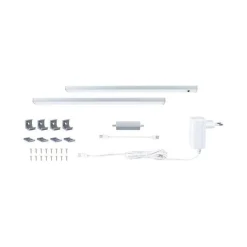 Zestaw opraw podszafkowych SET LINE DIM PIR 2x4W 2x350lm 350mm 3000K 230V/24V biały matowy / aluminium (PL98624) - PAULMANN