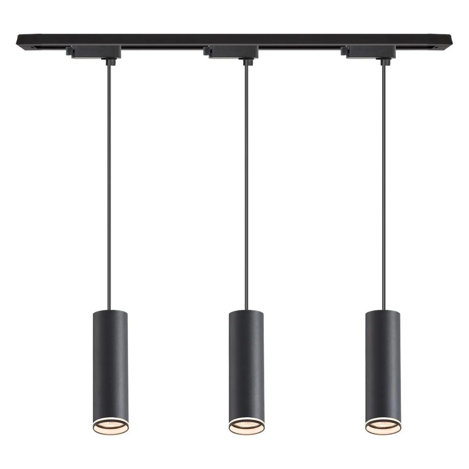 Zestaw Oprawa Pipe Ring Track Zwis Czarny 3xGU10 1m (ML2079) - Milagro