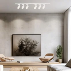 Zestaw Oprawa Pipe Ring Track Biały 6xGU10 2m (ML2086) - Milagro