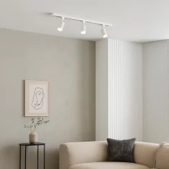 Zestaw Oprawa Tiger Track Biały 3xGU10 1m (ML2127) - Milagro