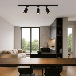 Zestaw Oprawa Tiger Track Czarny 3xGU10 1m (ML2126) - Milagro