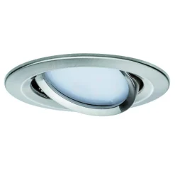 Zestaw Oprawa wbudowana Nova Coin LED 3-st ściemnianie ruchoma 3x6,5W 2700K 230V Żelazo Szczotkowane/Aluminium (PL93483) - PAULMANN