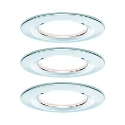 Zestaw Oprawa wbudowana Nova Coin LED 3x6,5W 2700K 230V Chrom/Aluminium (PL93463) - PAULMANN