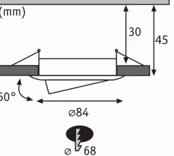 Zestaw Oprawa wbudowana Nova Coin ruchoma LED 3x6,5W 2700K 230V Żelazo Szczotkowane/Aluminium (PL93447) - PAULMANN