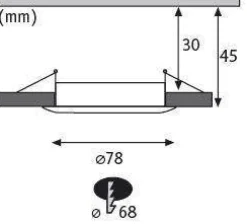 Zestaw Oprawa wbudowana Nova Coin LED 3x6,5W 2700K 230V Żelazo Szczotkowane/Aluminium (PL93458) - PAULMANN