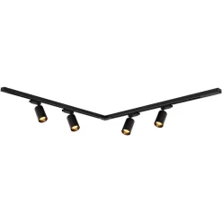 Zestaw Pipe Track Czarny 4xGU10 1,5m (ML1165) - Milagro