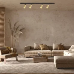 Zestaw Pipe Track Złoty 4xGU10 1,5m (ML1167) - Milagro