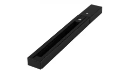 Zestaw szyna jednofazowa SET TRACK 1 LINE 1.5 metra + Zasilanie + zaślepka kolor czarny BK (AZ4725) - Azzardo