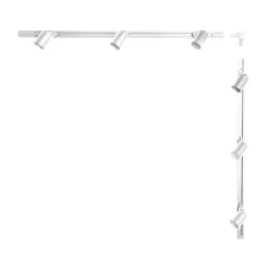 Zestaw szynowy 1-obwodowy 1F biały 2m w kształcie litery "L" 3042 Zuma Line