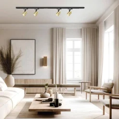 Zestaw Volf Track Złoty 4xGU10 1,5m (ML0686) - Milagro