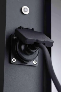 Zewnętrzna kolumna zasilająca RIO 3GN. 230V + czujnik zmierzchu 230V IP44 stal szlachetna / antracyt (PL94315) - PAULMANN