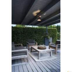 Zewnętrzna oprawa sufitowa PHOTONI czarna (1007586) - SLV