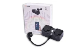 Zewnętrzne podwójne gniazdo sterowane WiFi Smart (AZ3223) - Azzardo
