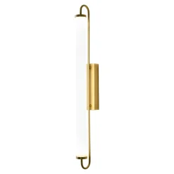 Złoty kinkiet do łazienki Olendria 76.5 cm (WL0119-L) - Yaskr