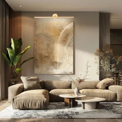 Złoty kinkiet podświetlający obraz M MIRIAM 60 cm (8599) - Argon