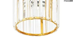 Złoty plafon REY z kryształowym kloszem (MSE1501100407) - Moosee