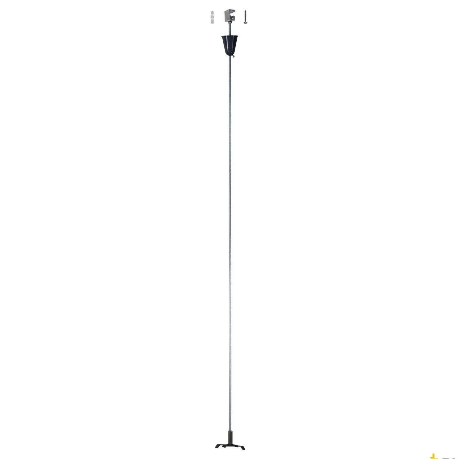 ZWIS, do 3-fazowej wysokonapięciowej szyny natynkowej S-TRACK, czarny, z drążkiem (175160) - SLV