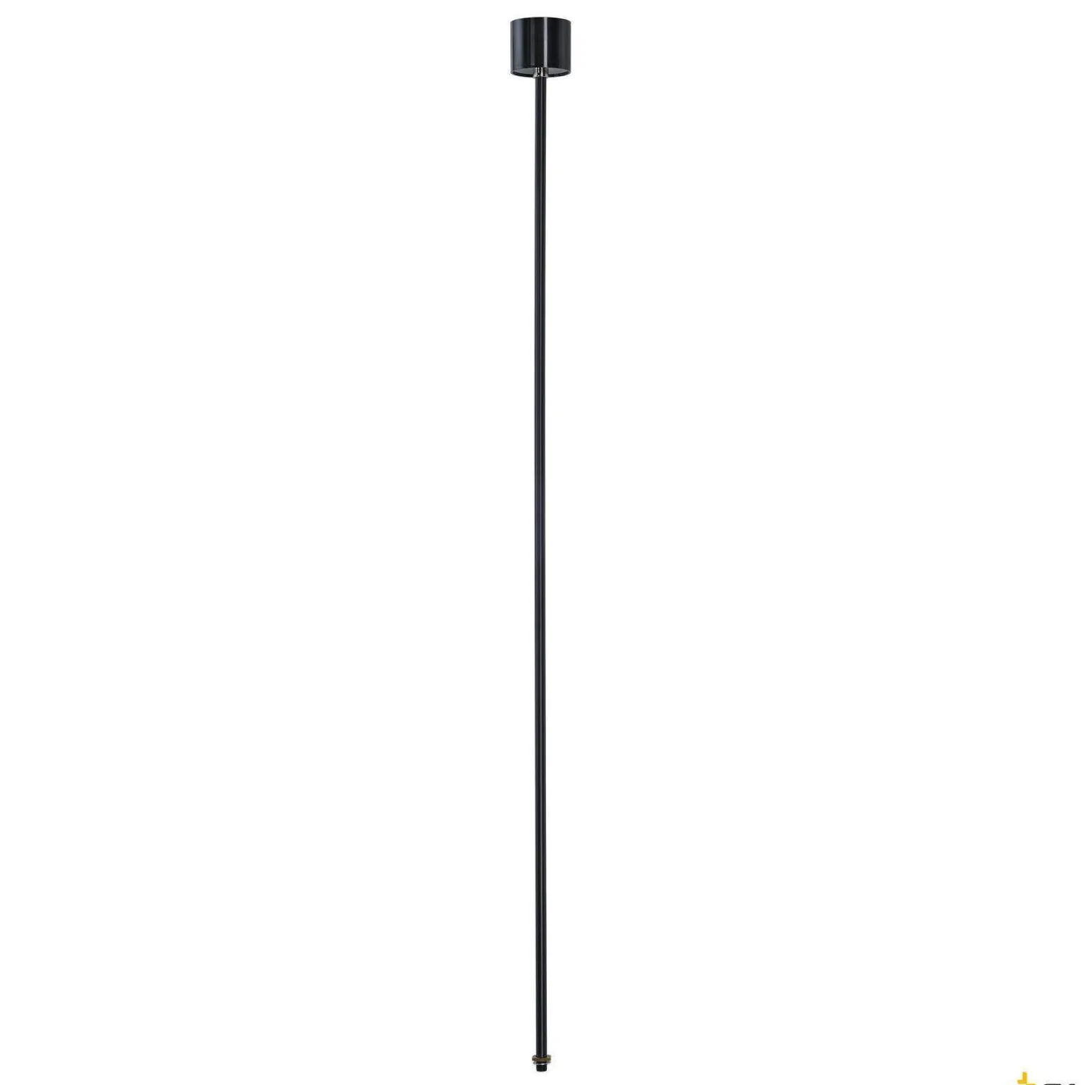 ZWIS, do 3-fazowej wysokonapięciowej szyny natynkowej EUTRAC, sztywny, kolor czarny, 120 cm, gwint M13 (145710) - SLV