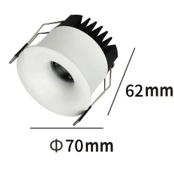 Zyra oczko białe (LP-1606/1RS WH) - Light Prestige